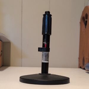 Black Adjustable Microphone Stand